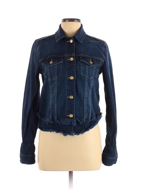 michael kors denim jacket with fur|michael kors winter jackets.